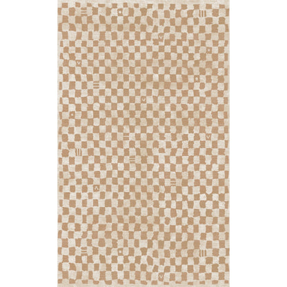 Metro Checkered Natural Rug