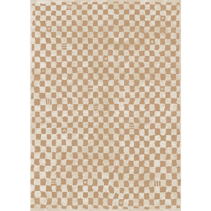 Metro Checkered Natural Rug