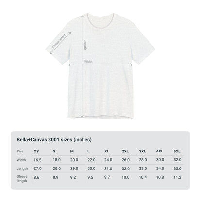 The Unisex Jersey Short Sleeve Tee - Austrige that is considered a T-Shirt