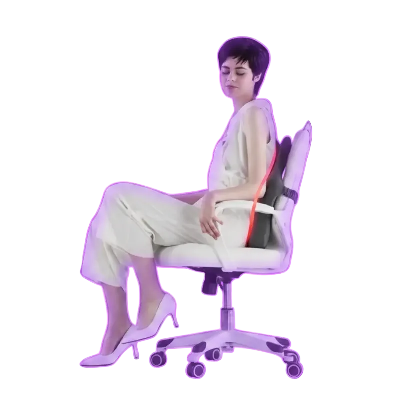 Austrige Memory Foam Back Cushion - Lumbar Support Pillow