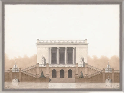 Italian Villa Facade l, C. 1838