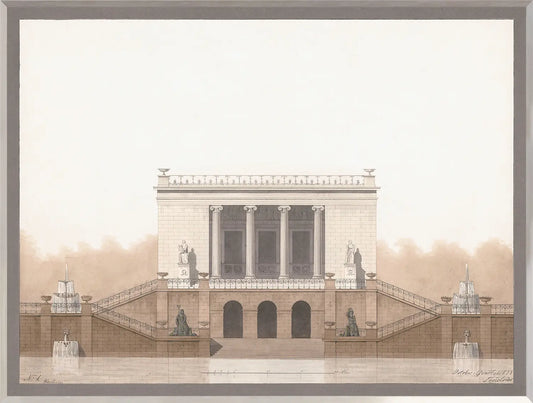 Italian Villa Facade l, C. 1838