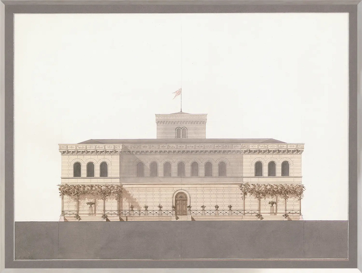 Italian Villa Facade ll, C. 1838