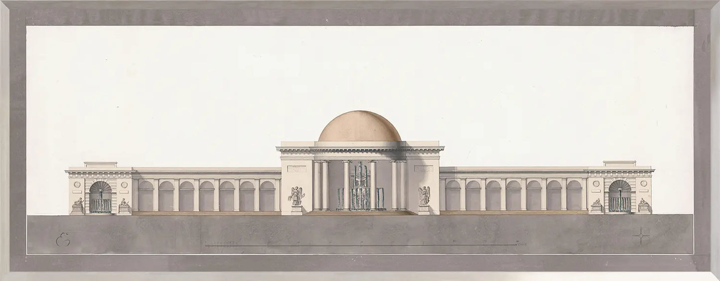 Italian Villa Facade lV, C. 1838