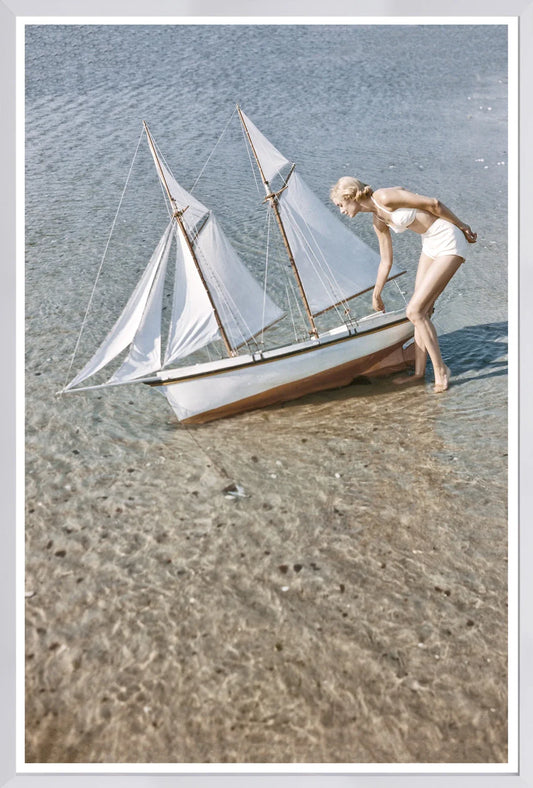 Toni Frissell - Schooner & Model, C.1948