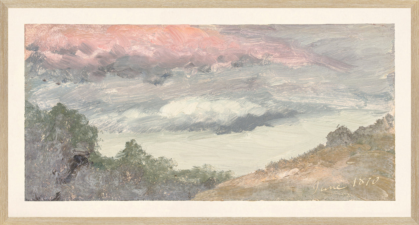 Hudson River School – Clouds Over Church’s Farm C. 1870