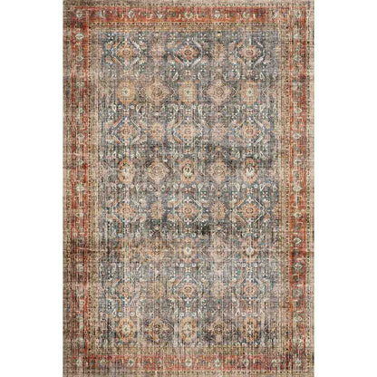 克拉拉橙藍地毯