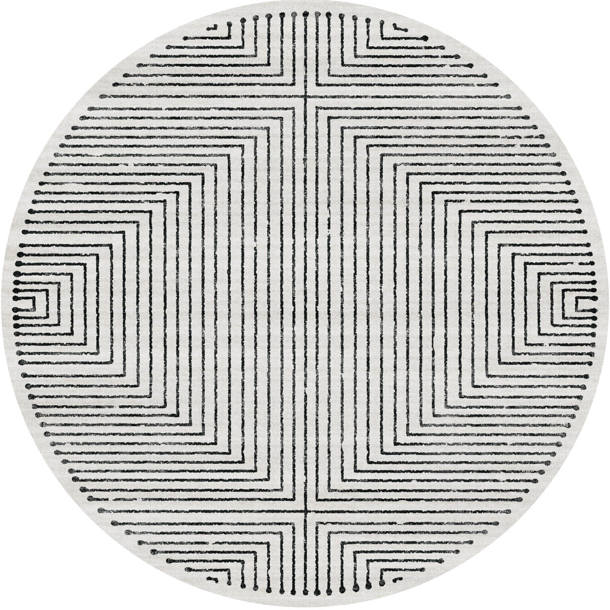 Bond Black & Ivory Rug