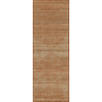 Bond Natural Orange Ivory Rug