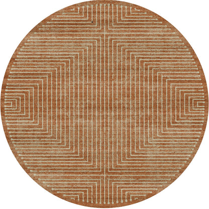 Bond Natural Orange Ivory Rug