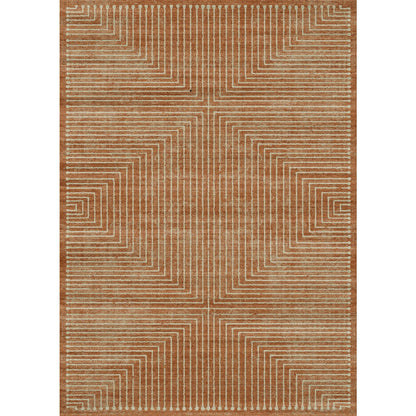Bond Natural Orange Ivory Rug