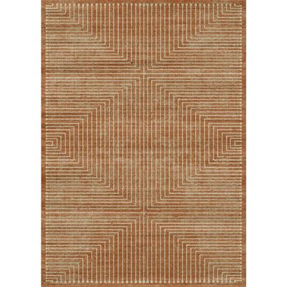 Bond Natural Orange Ivory Rug