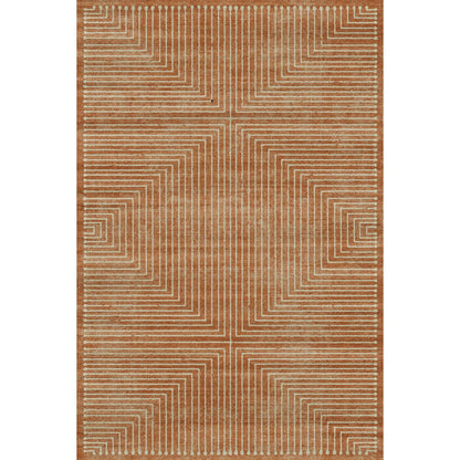 Bond Natural Orange Ivory Rug