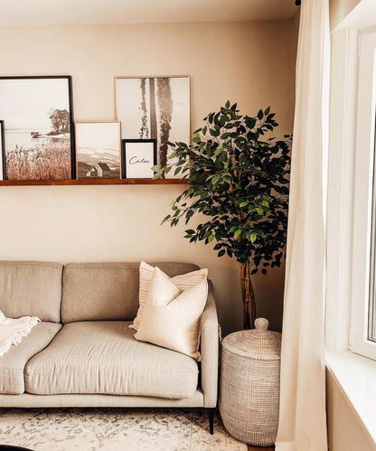 Benja Artificial Ficus Tree Potted Plant 6’