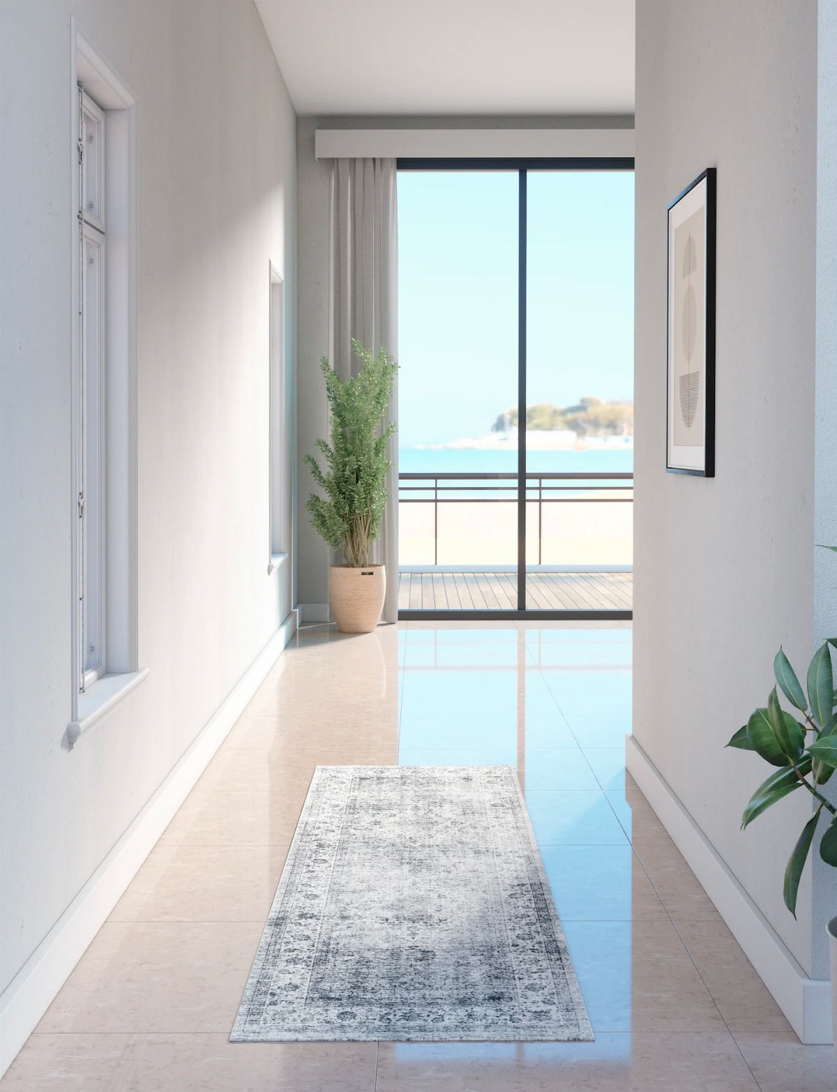 金斯利銀灰色地毯