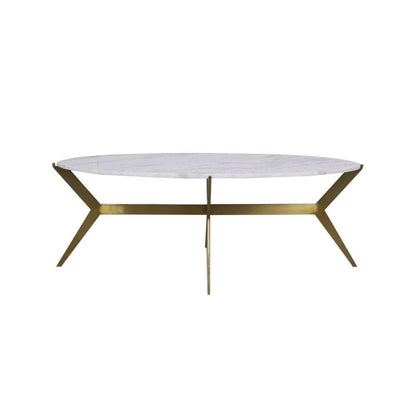 Riva Oval Marble Coffee Table