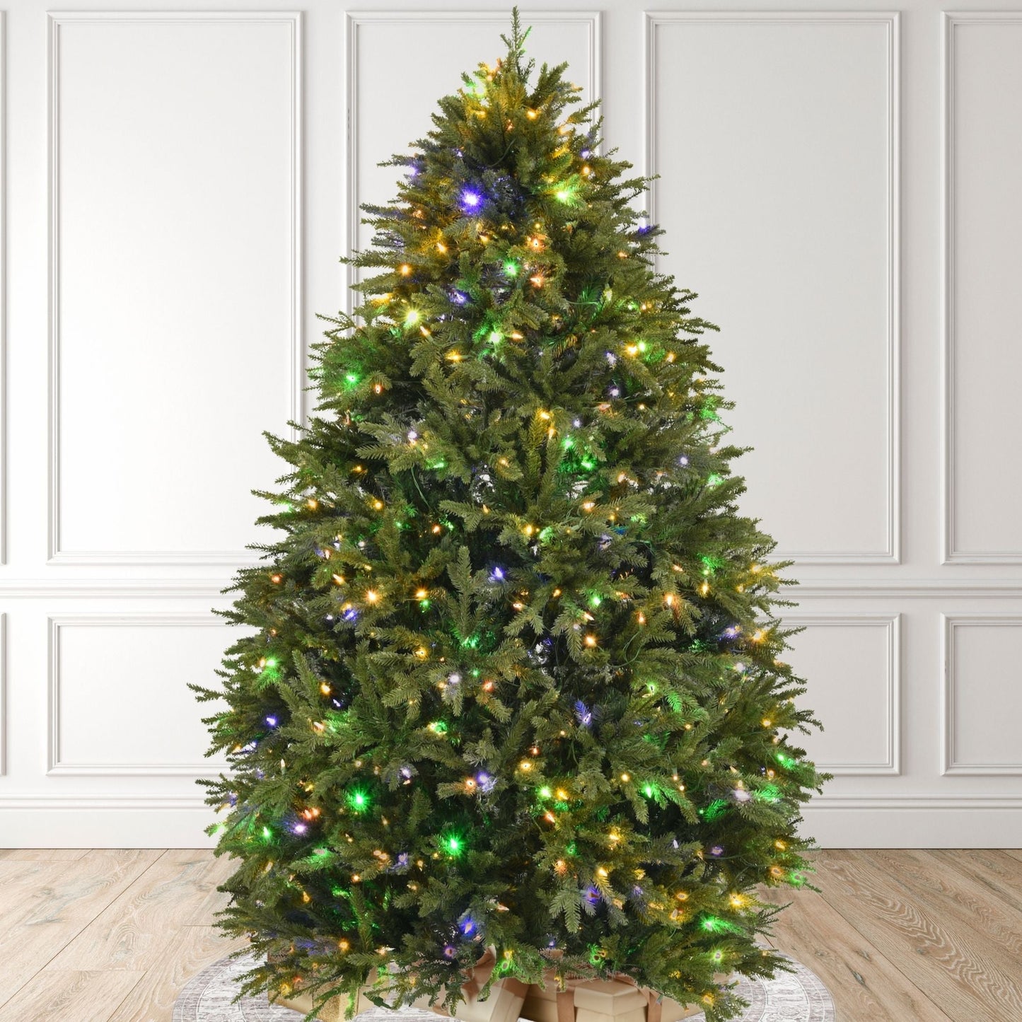 Artiplanto Oscar Most Realistic Artificial Fir Pre-Lit Christmas Tree 7.5'