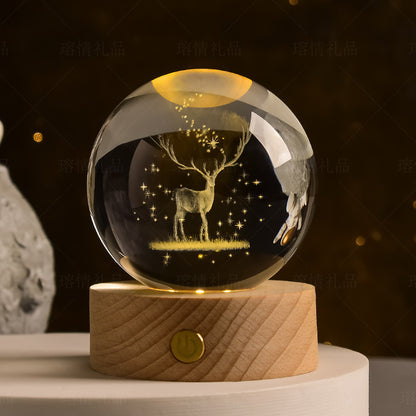 Transparent Glowing Creative Crystal Ball