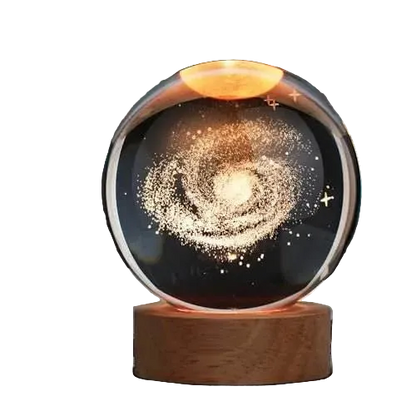 3D Crystal Ball Night Light