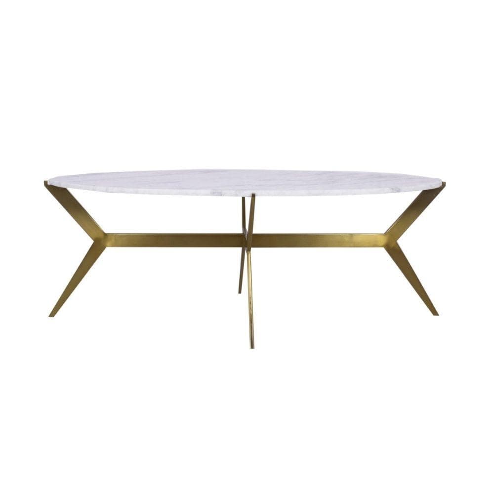 Riva Oval Marble Coffee Table