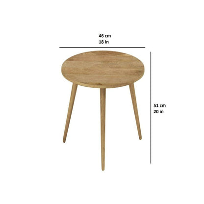 Renaldo Mid-Century Wooden End Table