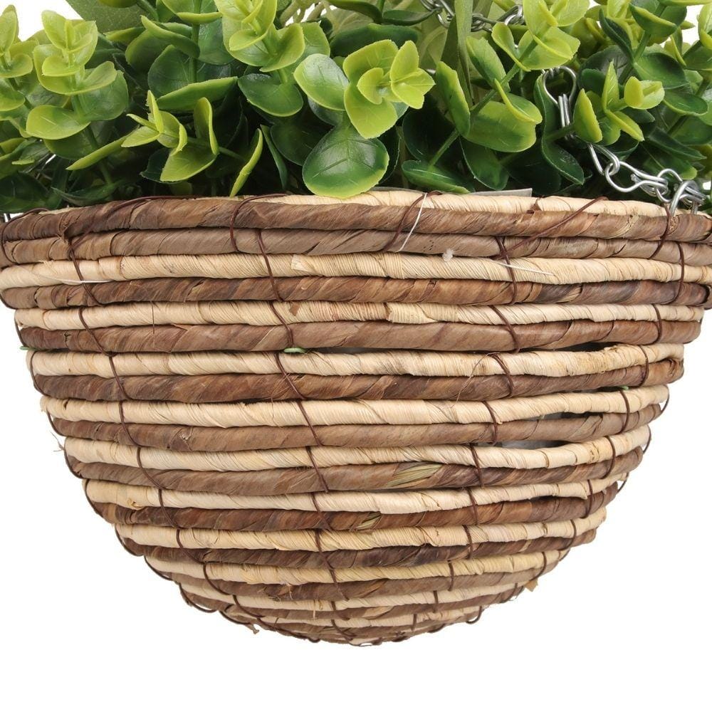 Lyla Artificial Floral Arrangement In Hanging Basket
