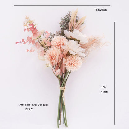 Maddie Artificial Flower Bouquet 18'' X 8''