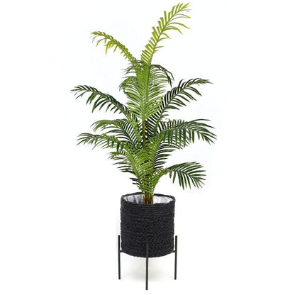 Isha Black Braided Planter