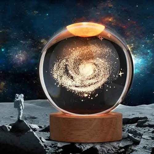 3D Crystal Ball Night Light Decor