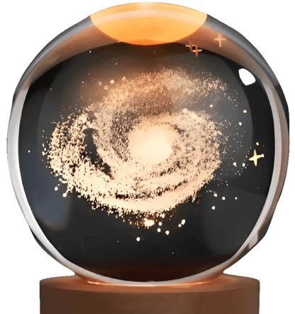 3D Crystal Ball Night Light Decor