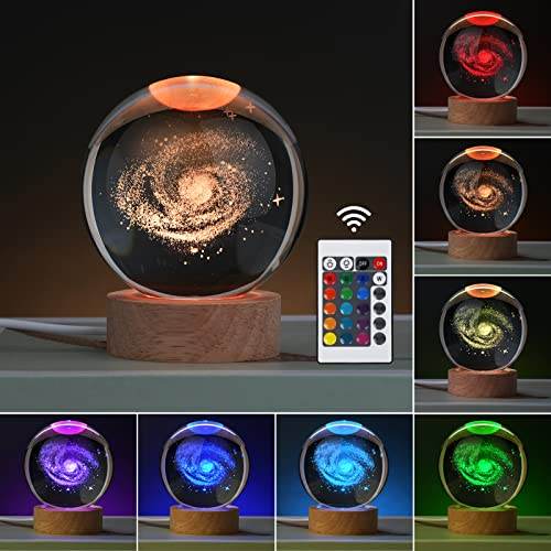 3D Crystal Ball Night Light Decor
