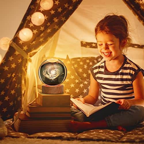 3D Crystal Ball Night Light Decor