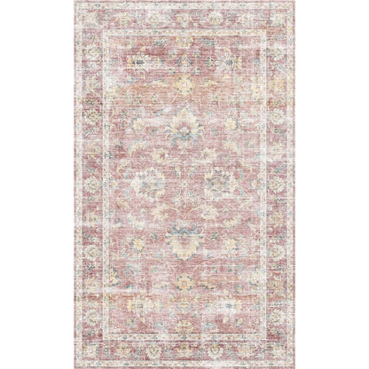 Elyse Pink Yellow Rug