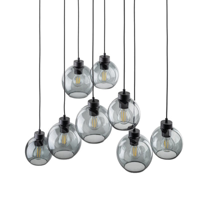 CUBUS Graphite Glass Scandinavian Pendant Light 8