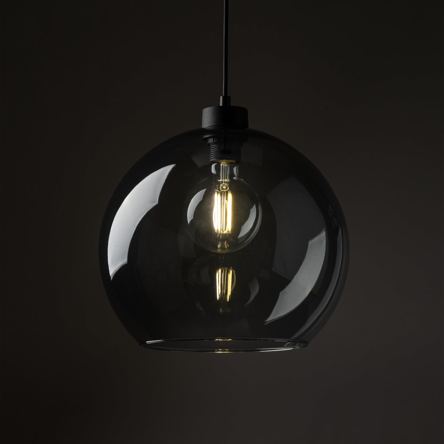 CUBUS Graphite Glass Scandinavian Pendant Light