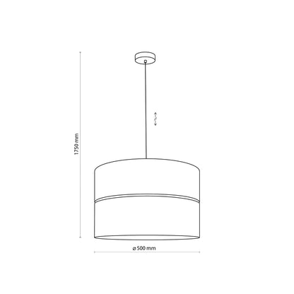 HILTON Black Gold Pendant Light