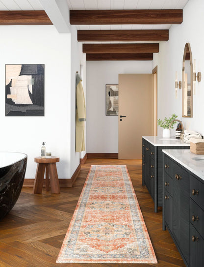 Rivka Terracota Ocean Rug