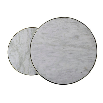 Harlo Round Marble Nesting Tables
