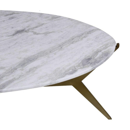 Riva Oval Marble Coffee Table
