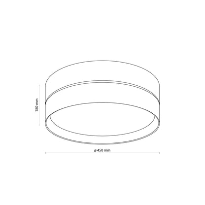 ECO Scandinavian Flush Mount Light