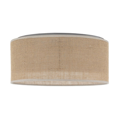 JUTE Natural Flush Mount Light