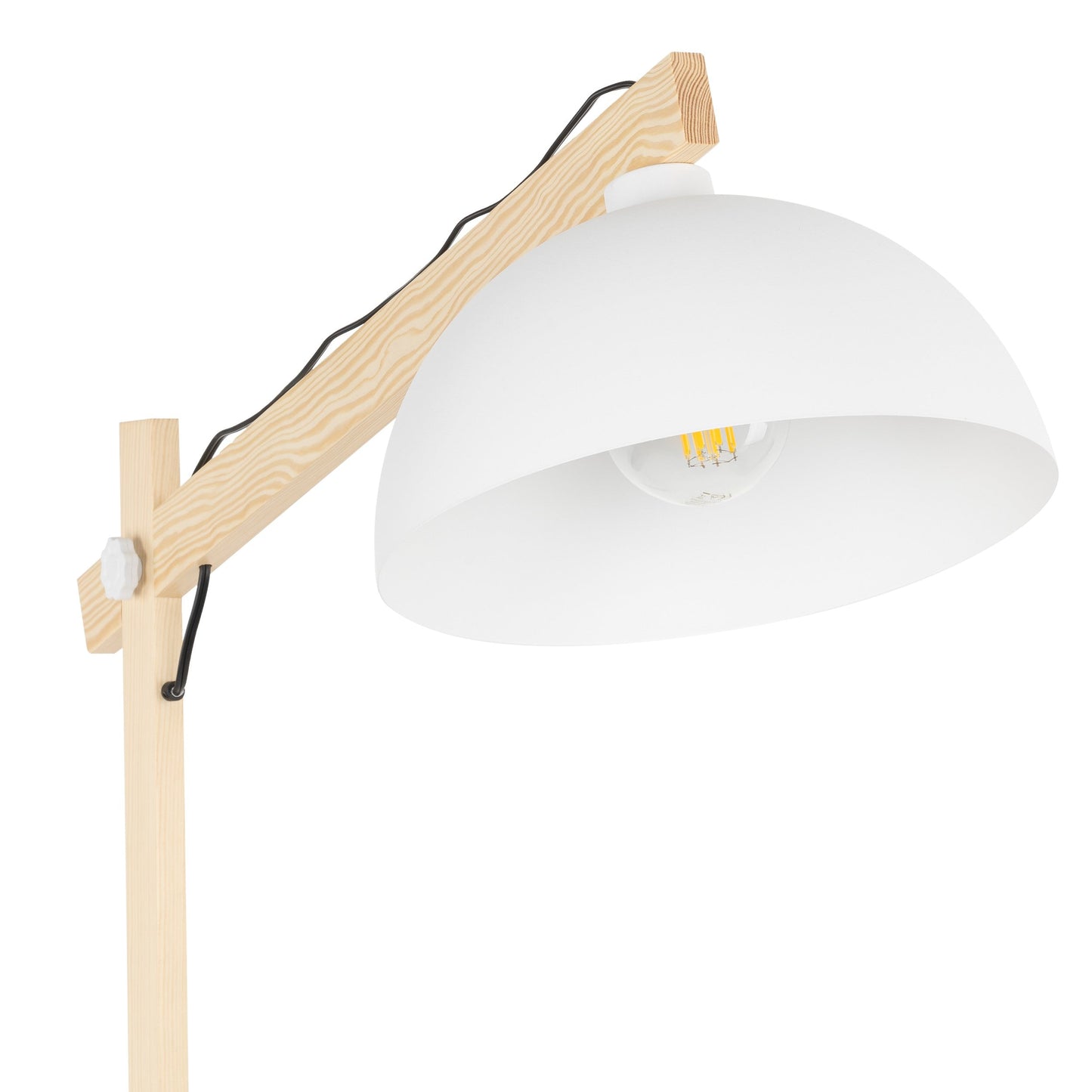 OSLO White Scandinavian Floor Lamp