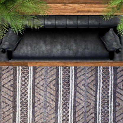 Jade Woven Wool 6X9 Rug