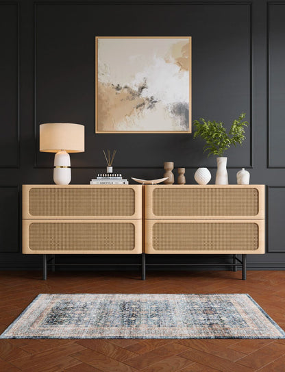 Davina Navy Lagoon Rug