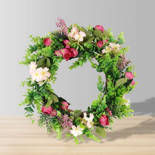 Jayla Artificial Floral Wreath 19.7''