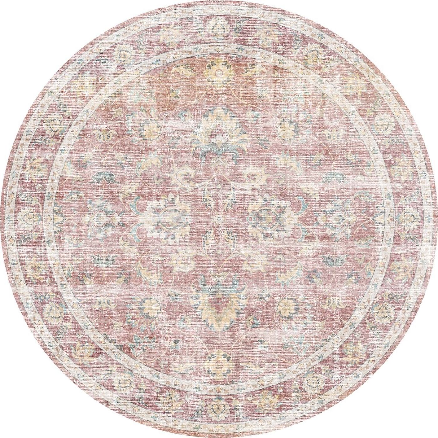 Elyse Pink Yellow Rug