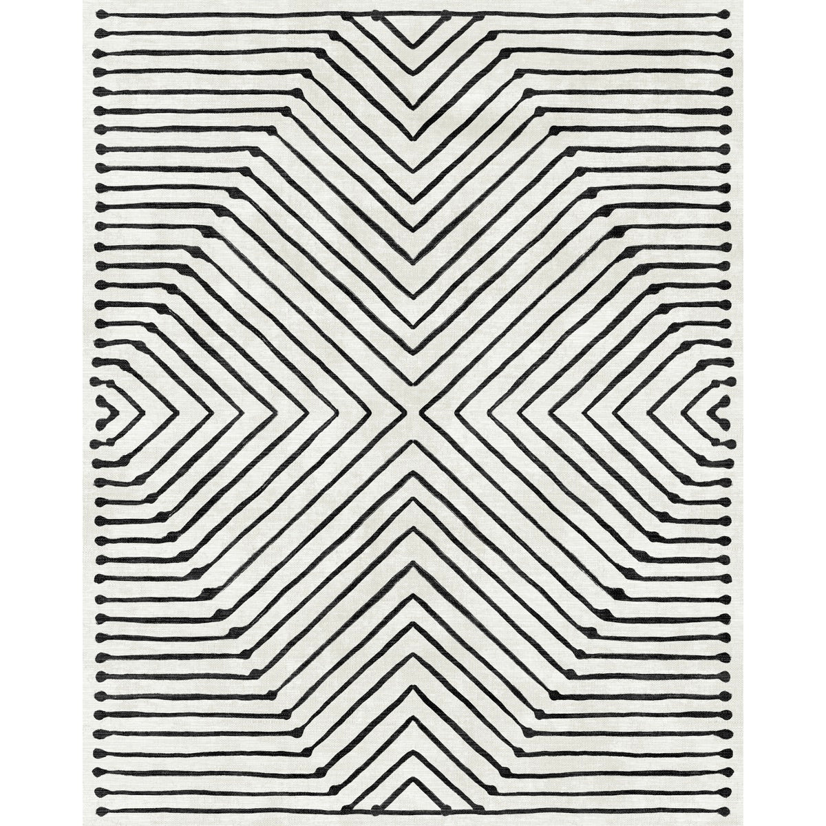 Calator Black & Ivory Rug