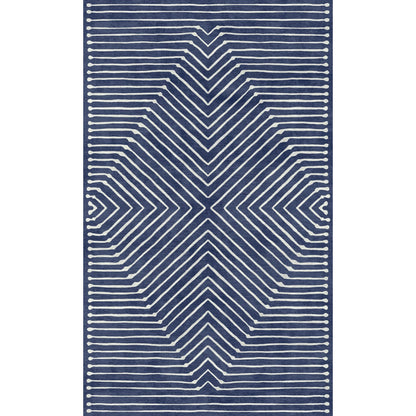 Calator Navy Blue Rug
