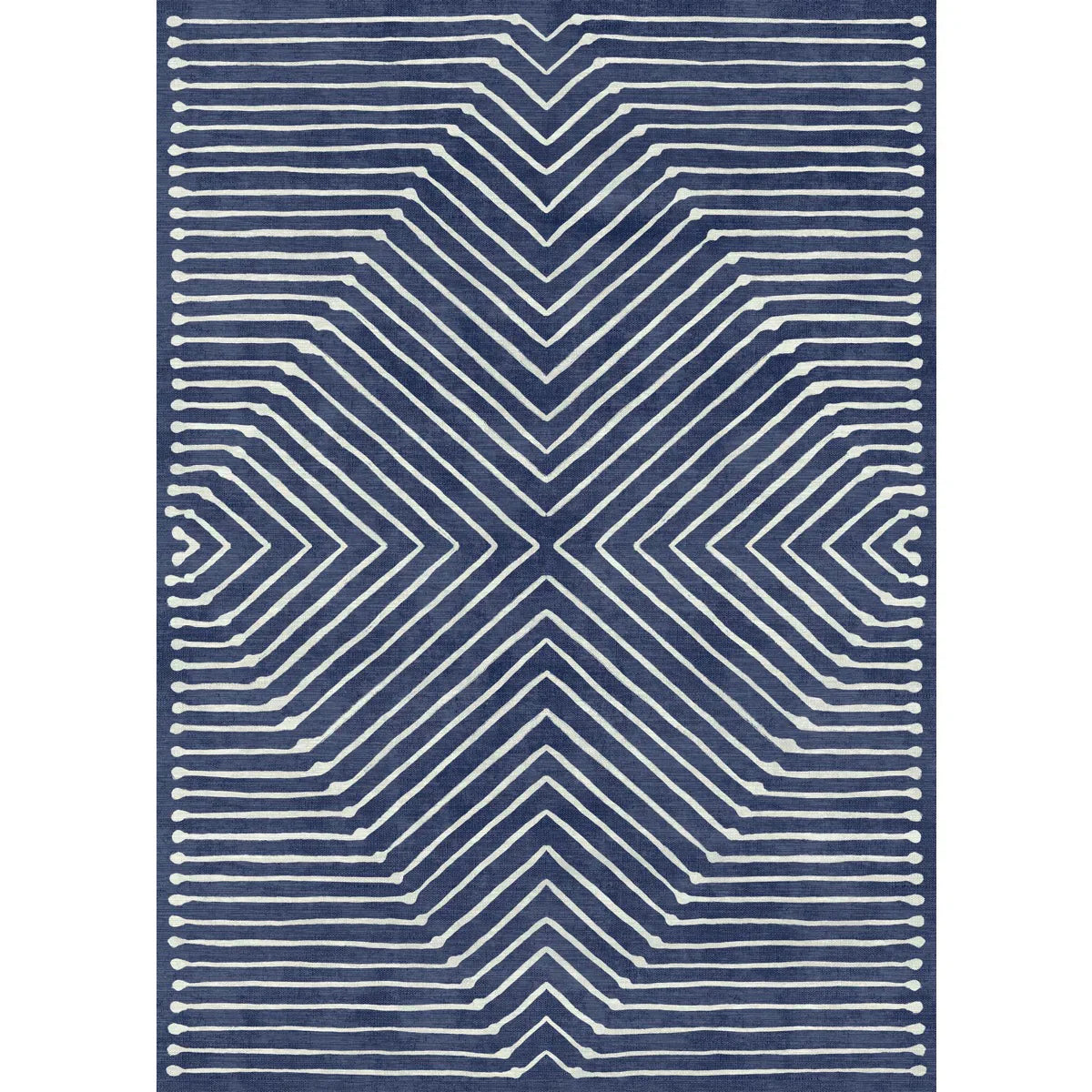 Calator Navy Blue Rug