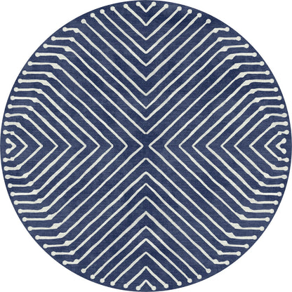 Calator Navy Blue Rug